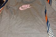Nike girls grey hoodie