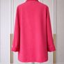 Primark Pink Satin lapel and cuffs blazer, Size UK12, New Image 3