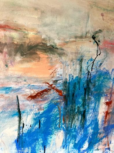 XL Framed Original Art Original Abstract Painting