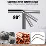Pipe Tube Bender, 6.4mm-22.2mm Ratcheting Tubing Benders, 90 Forward/Reverse Pipes Bending Tools with 7 Dies for HVAC Air Conditioning Image 3