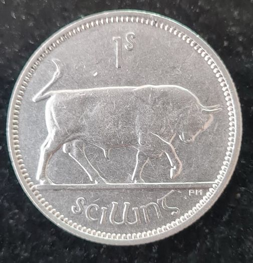 Ireland Excellent 1942 Silver Shilling Coin