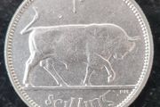Ireland Excellent 1942 Silver Shilling Coin