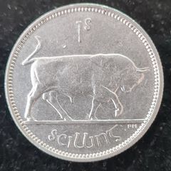 Ireland Excellent 1942 Silver Shilling Coin