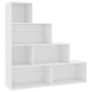 Book Cabinet/Room Divider White 155x24x160 cm Chipboard Image 2