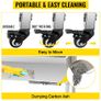 25W W Baffle 132LBS Electric Roaster Grill 2 in 1 BBQ Rotisserie Grill W/ Lockable Wheels for Roasting Sheep, Turkey, Beef, Fish Image 5