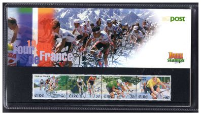 1998 Ireland Visit of Tour de France Cycle Race to Ireland Stamp Presentation Pack