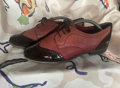 TAMARIS Brogue Flats