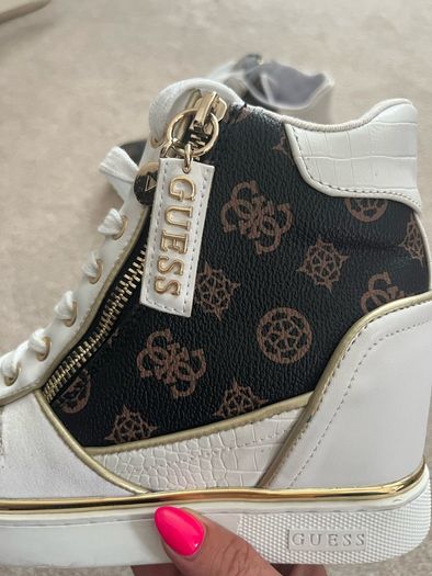 Guess trainers hidden heel wedge