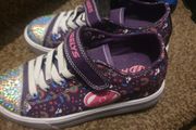 Heelys Shoes Snazzy X2 Purple Multi Rainbow UK Size 13