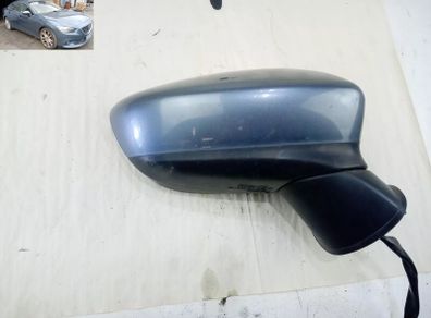 Wing Mirror Power Fold Driver side Blue Mazda 6 Gj 2013-15