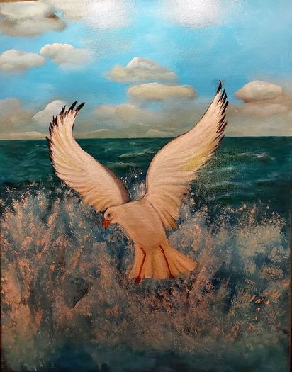 Large Acrylic Painting - Final Price reduction