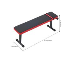 Flat Weights Bench Foldable Exercise Home Gym Bench - FREE DELIVERY
