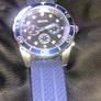 Bulova Sport Chronograph Black Dial Mens Watch with silicone strap brand new Image 2