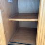 Fluted solid wood sideboard with sliding doors Image 8
