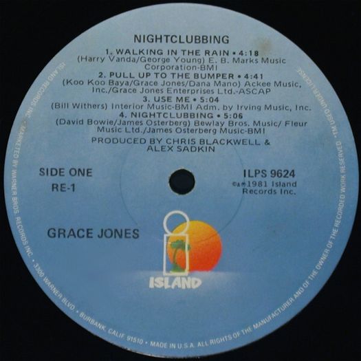 Grace Jones  Nightclubbing