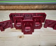 Milwaukee M18 tool and battery holders