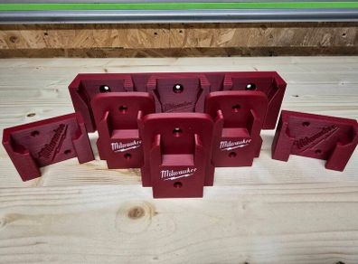 Milwaukee M18 tool and battery holders