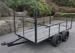 Double Axle Flatbed Trailer