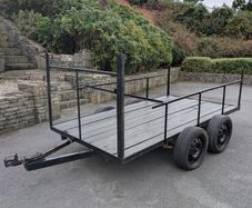 Double Axle Flatbed Trailer
