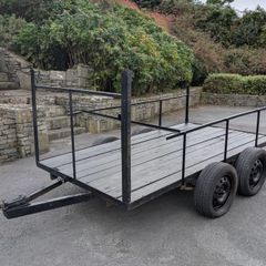 Double Axle Flatbed Trailer