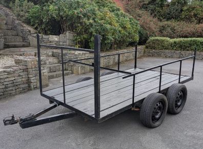 Double Axle Flatbed Trailer