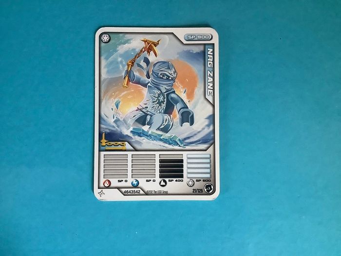 Lego Ninjago 9590 NRG Zane Spinner Trading Cards
