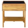 Raised Garden Planter 78.5x58.5x78.5 cm Solid Acacia Wood Image 2