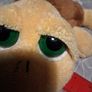 Turtle soft toy with large green eyes Image 3