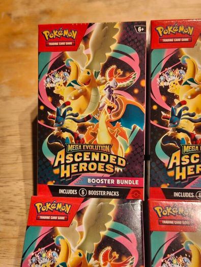 Pokemon Tcg Mega Evolution Ascended Heroes booster bundle X4