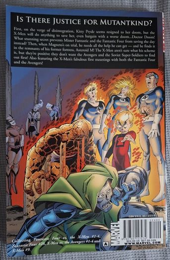 X-MEN VS Avengers and Fantastic Four graphic novel. From MARVEL Comics