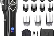 Hair Clippers for Men - Cordless Professional Barber Clipper Hair Cutting Kit with 15 Guide Combs for Haircut, Trimming &amp; Grooming