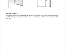 Tilestyle recessed smart bathroom cabinets