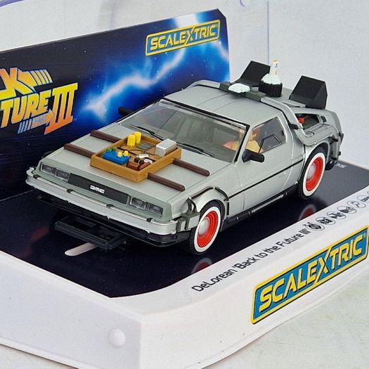Scalextric DeLorean Back to the Future 3 Slot car ( C4307  street classic tv )