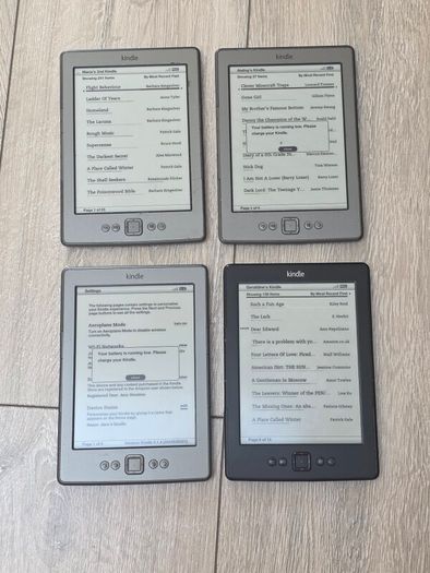4 x Amazon Kindle (Free Post)