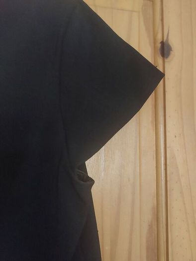 Black peplum dress size 18 (free postage)