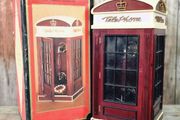 1930s Style Telephone Box Landline Phone KAS1407