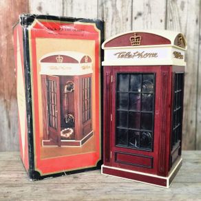 1930s Style Telephone Box Landline Phone KAS1407