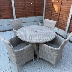 Table and chairs