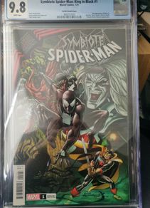 Symbiote Spiderman King in Black 1 Saviuk variant