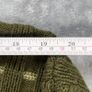 Vintage Mariatex 100% Alpaca Wool Jumper Mens M/L Peru Quarter Zip Olive Image 3