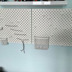 IKEA Pegboards With Accessories and Mount (2)