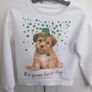 Girls St Patrick's Day jumper 7y-8y Image 2