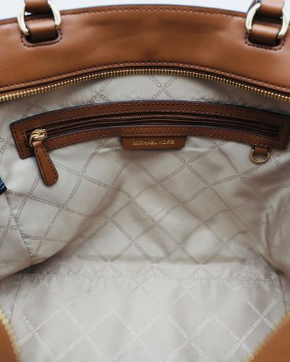 Michael Kors Handbag Brown Leather