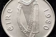 [#331] - Ireland 1980 | Irish 5p | Five Pence | Bull | KM.22