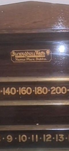 antique snooker scoreboard