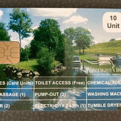 Waterways Ireland Mint 10 Unit Card