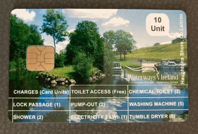 Waterways Ireland Mint 10 Unit Card