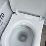 Cersanit Inverto rimless wall-hung toilet bowl, white Image 4
