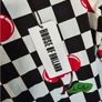 House Of Holland Cherry Print Checkered Racer Mini Dress RRP 120E Image 5