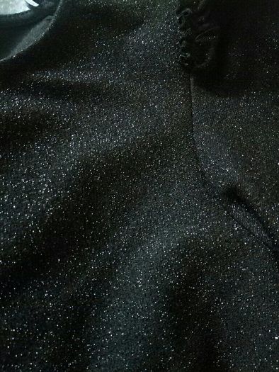Bnwt Black Lurex Flare Top